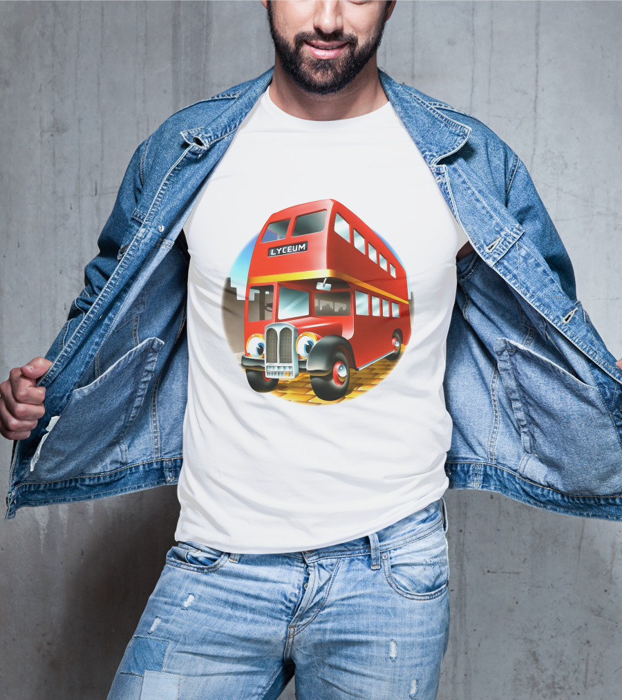 Europe '72 Series 5 - Strand Lyceum London England 5-23-1972 Double Decker Bus T-Shirt