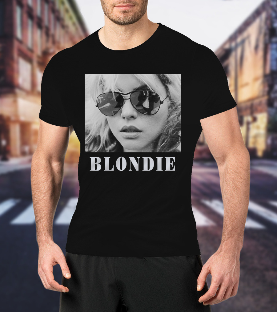 Blondie Black And White Sunglasses T-Shirt