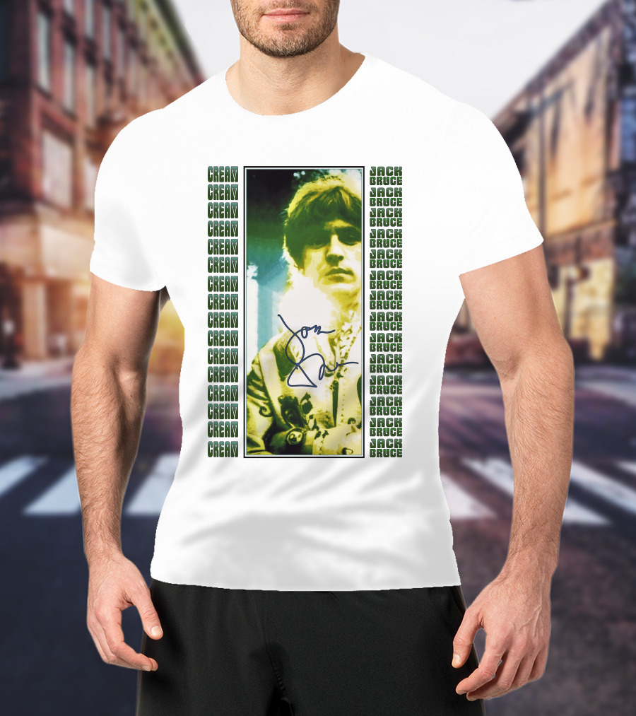 Cream Jack Bruce Signature Portrait T-Shirt
