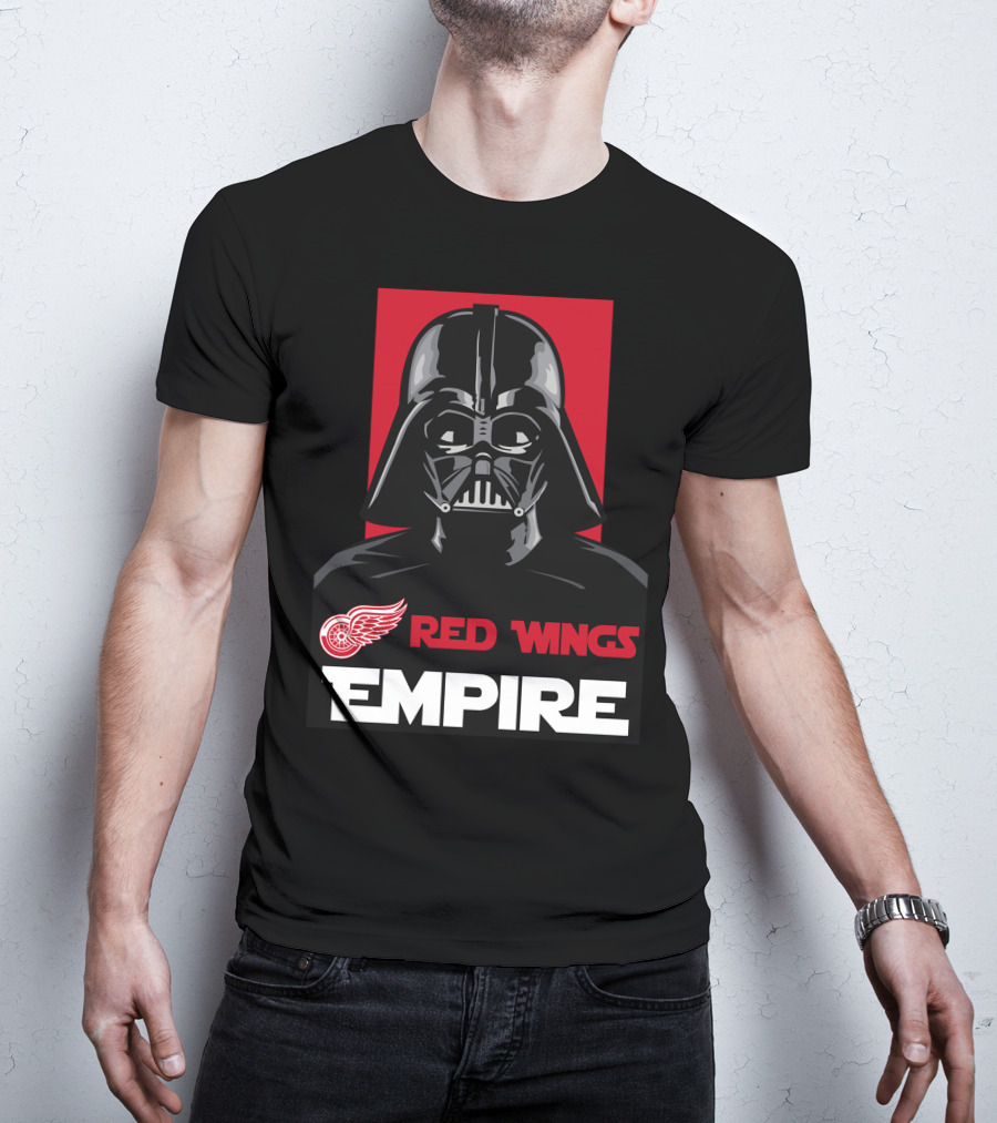 Detroit Red Wings Empire Darth Vader Nhl T-Shirt