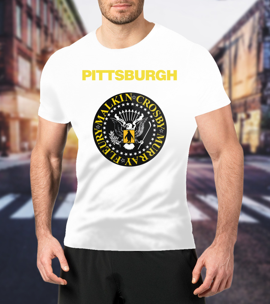 Pittsburgh Penguins Malkin Crosby Murray Fleury T-Shirt