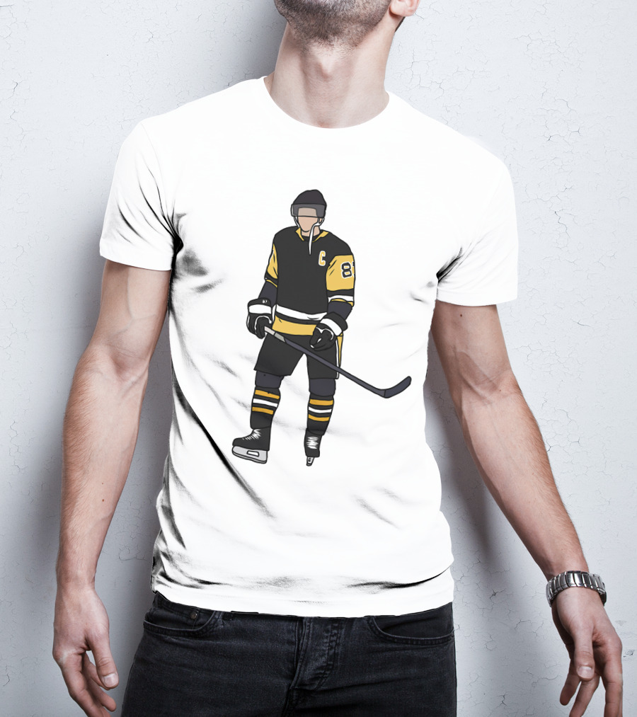 Pittsburgh Penguins Captain 87 Hockey Player T-Shirt