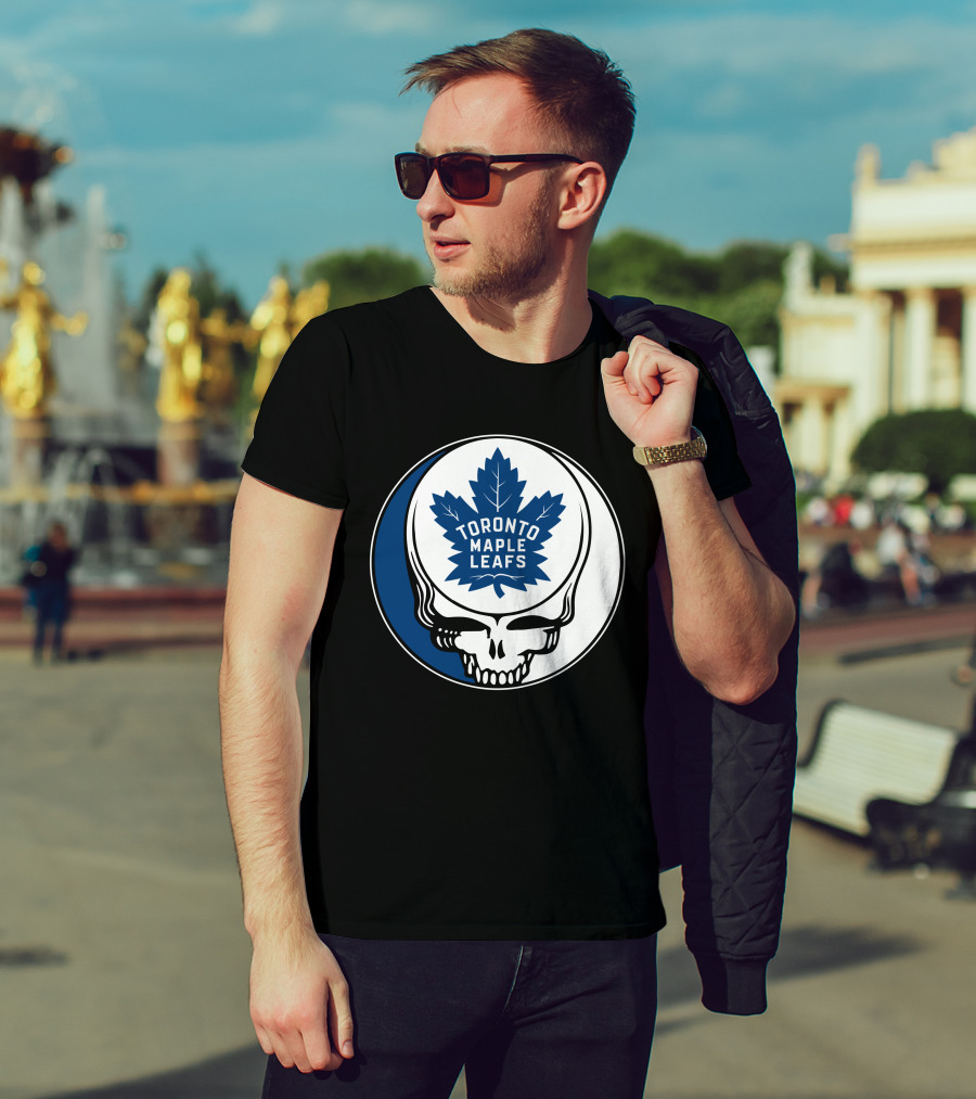 Toronto Maple Leafs Skull T-Shirt