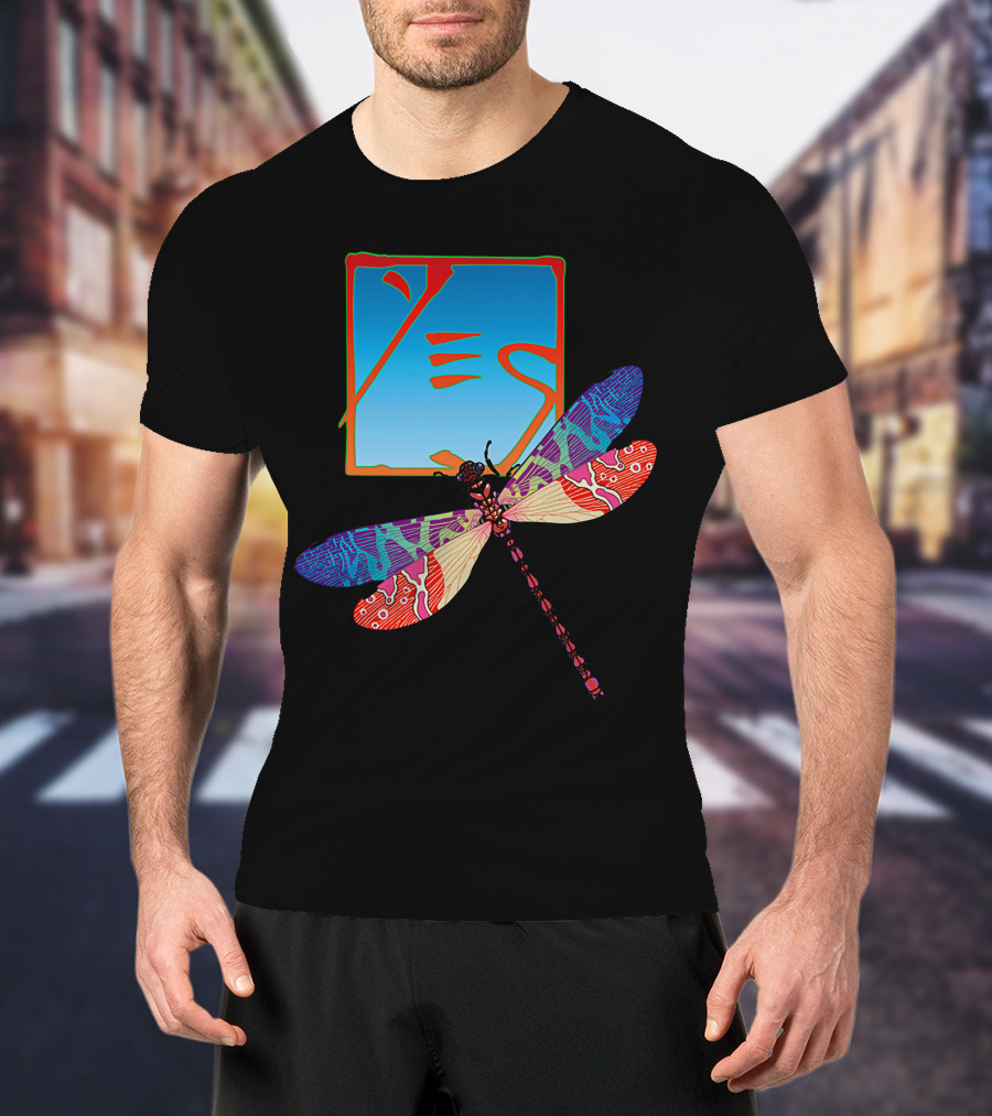 Dragonfly Psychedelic Artwork T-Shirt