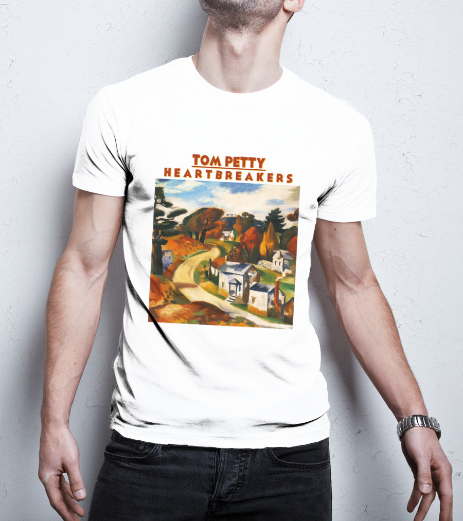 Tom Petty Heartbreakers Rustic Landscape Art T-Shirt