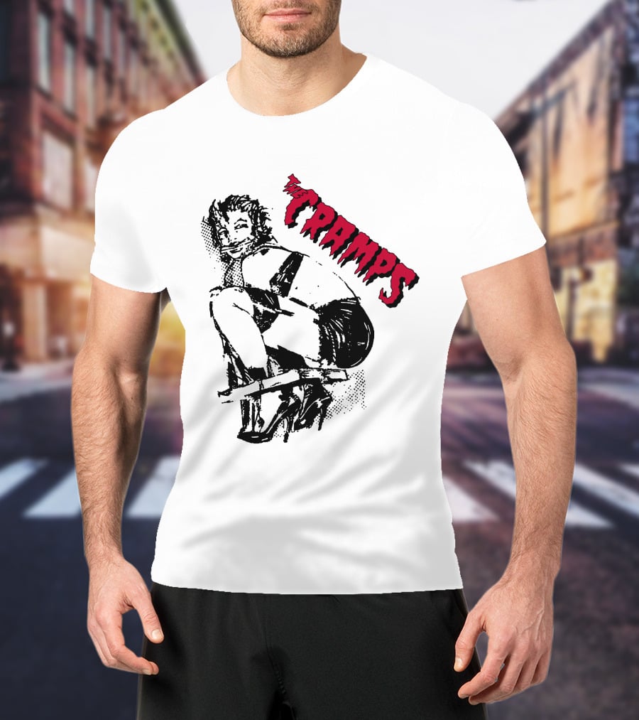 The Cramps Vintage Artwork With Stylish Retro T-Shirt