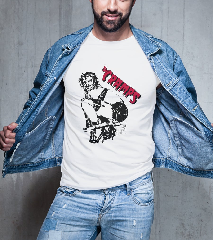 The Cramps Vintage Artwork With Stylish Retro T-Shirt