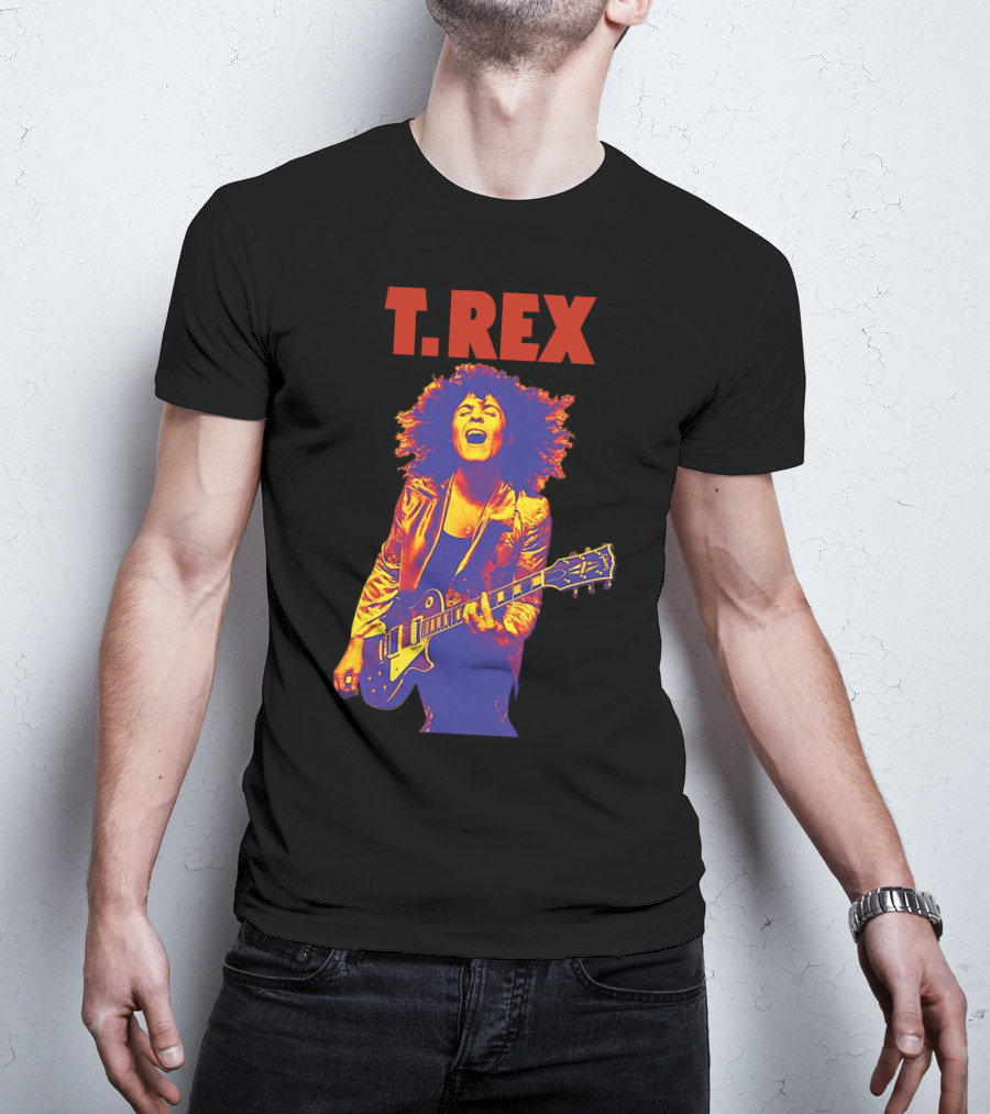 T. Rex Electric Guitar Glam Rock T-Shirt
