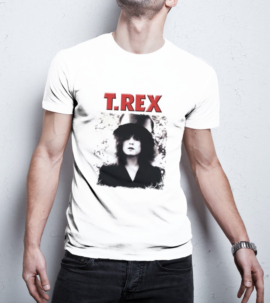 T. Rex Glam Rock Iconic Portrait With Hat T-Shirt