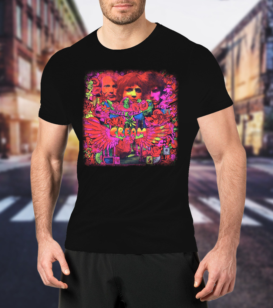 Disraeli Gears Cream Psychedelic Album Art 1967 T-Shirt