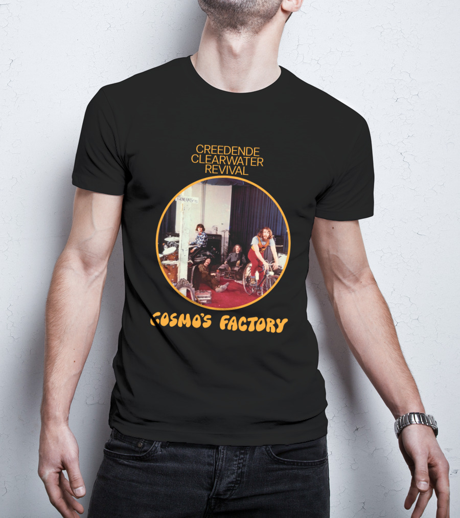 Creedence Clearwater Revival Cosmo's Factory Album Cover T-Shirt