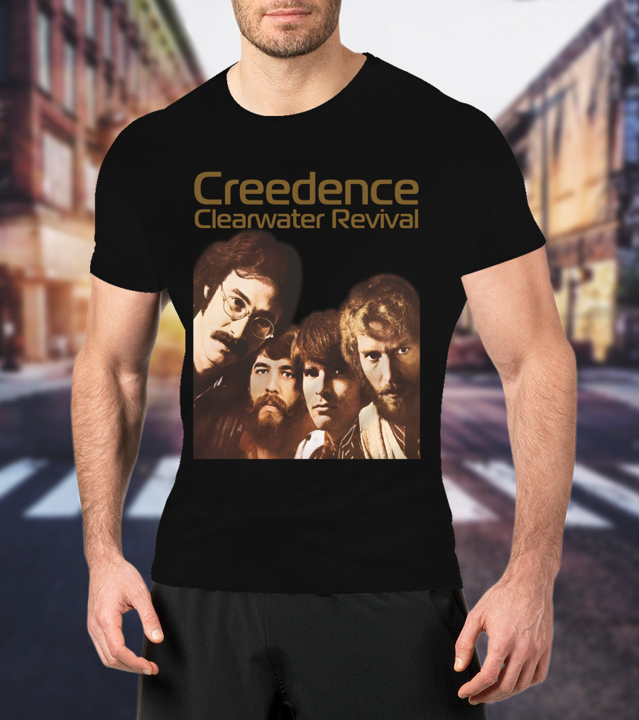 Creedence Clearwater Revival Band Portrait T-Shirt