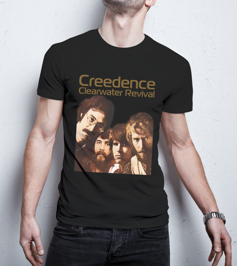 Creedence Clearwater Revival Band Portrait T-Shirt
