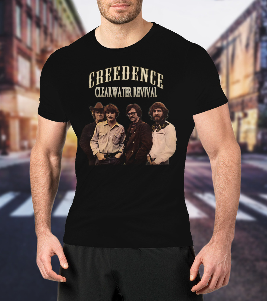 Creedence Clearwater Revival Band Portrait Ccr T-Shirt