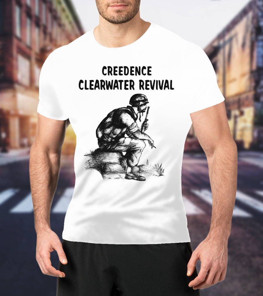 Creedence Clearwater Revival Soldier Art T-Shirt