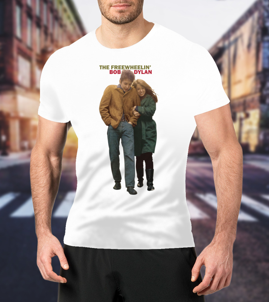 The Freewheelin' Bob Dylan Album Cover T-Shirt