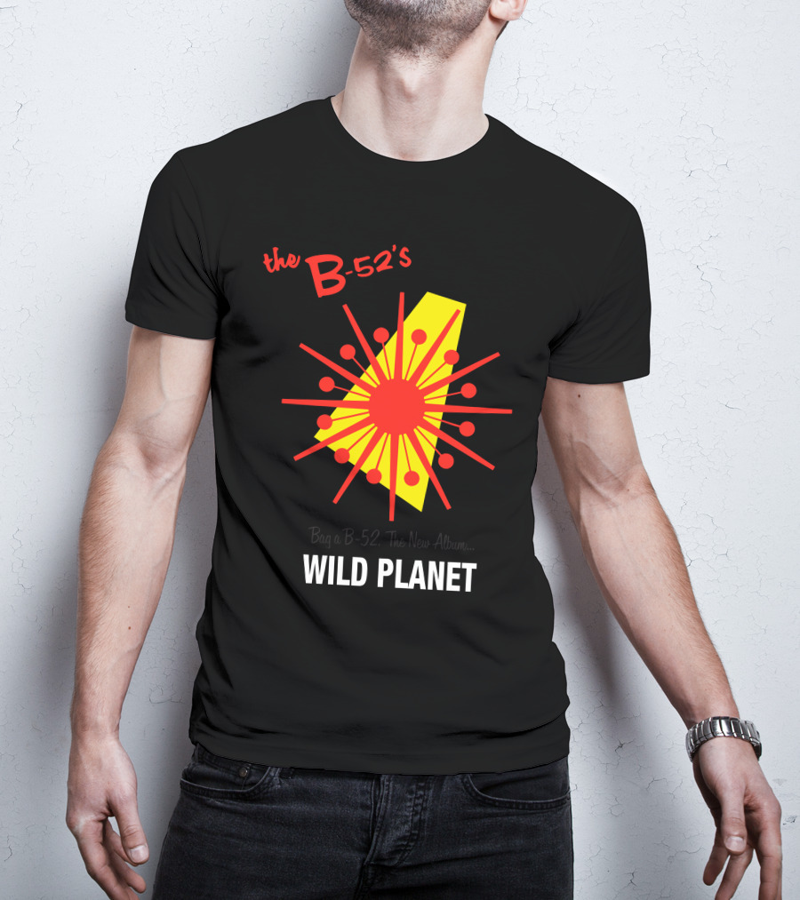 The B-52'S Wild Planet Explosion Retro Style T-Shirt