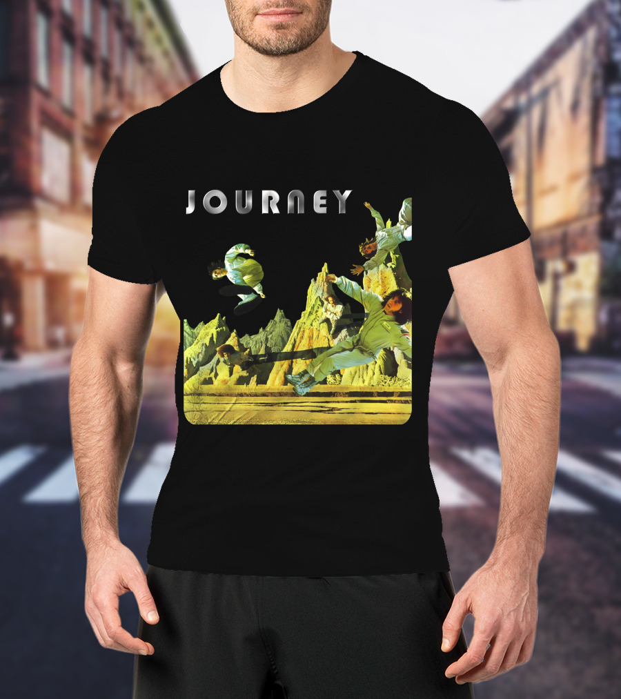 Journey Space-Themed Surreal Landscape Adventure T-Shirt