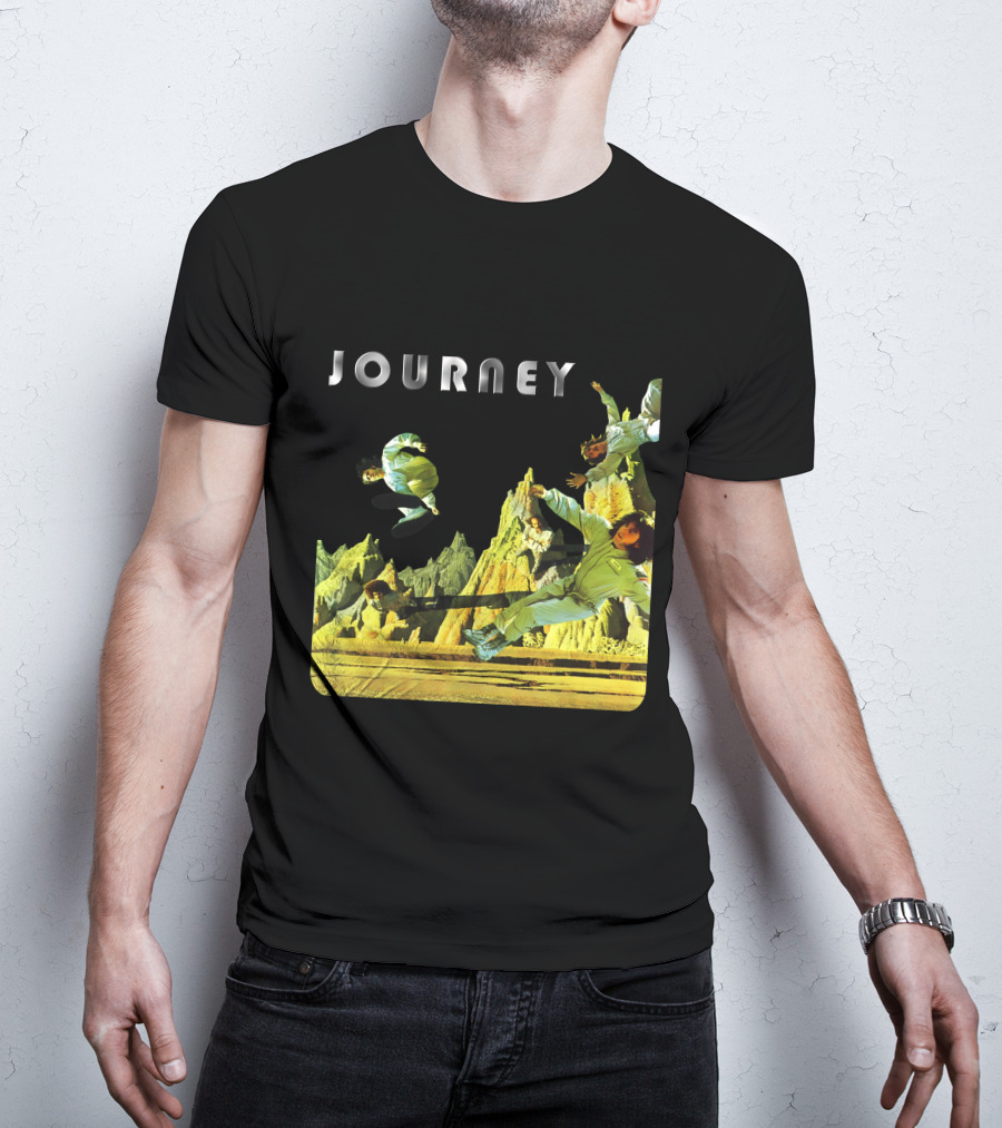 Journey Space-Themed Surreal Landscape Adventure T-Shirt