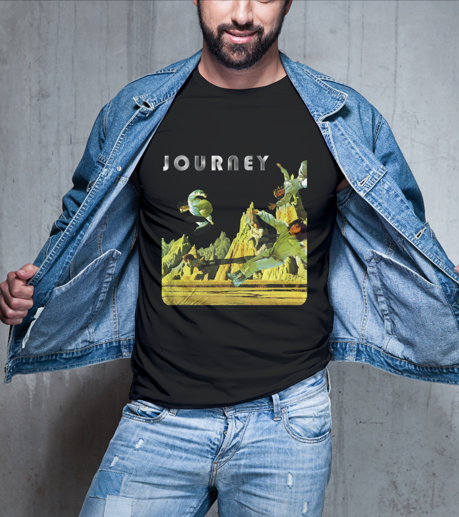 Journey Space-Themed Surreal Landscape Adventure T-Shirt