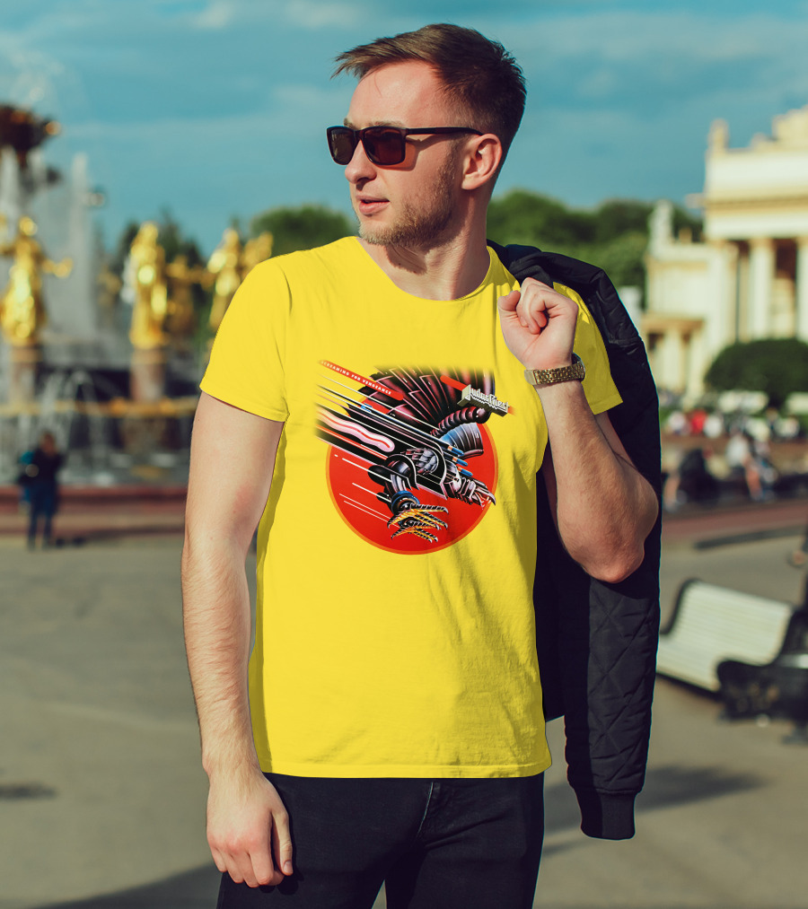 Judas Priest Screaming For Vengeance Album Cover Artwork T-Shirt