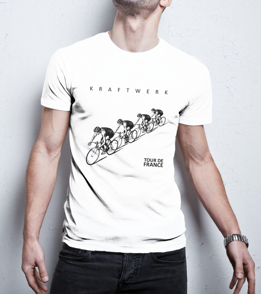 Kraftwerk Tour De France 24 Cycling Theme Retro Style T-Shirt