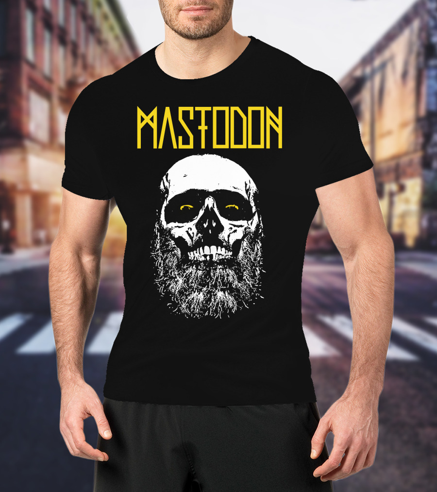 Mastodon Skull Artwork T-Shirt