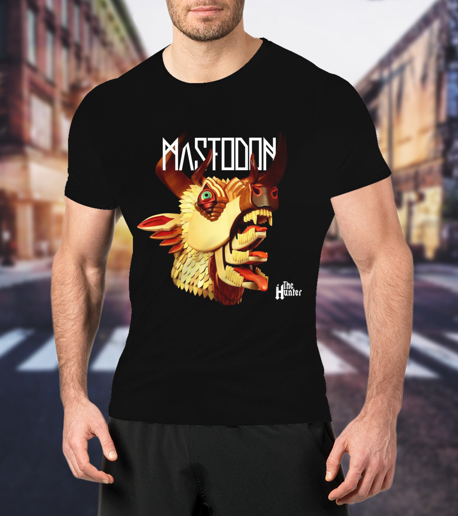 Mastodon The Hunter 3D Animal Head T-Shirt