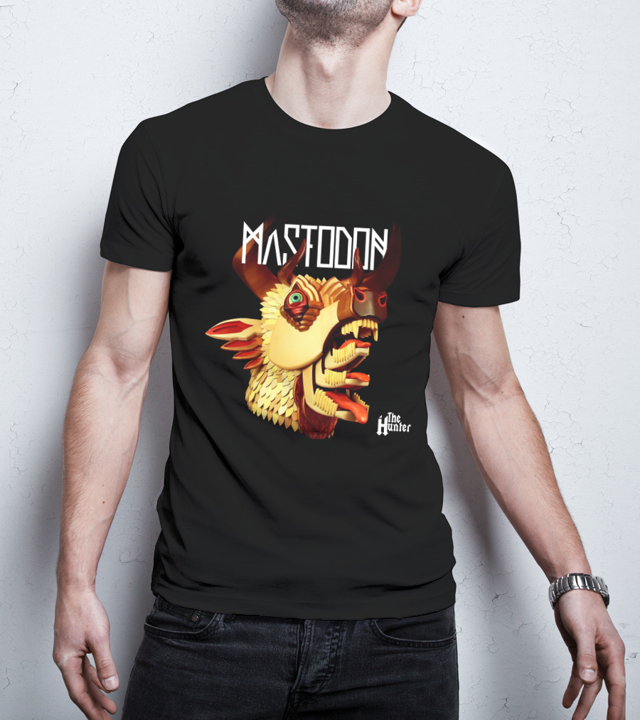 Mastodon The Hunter 3D Animal Head T-Shirt