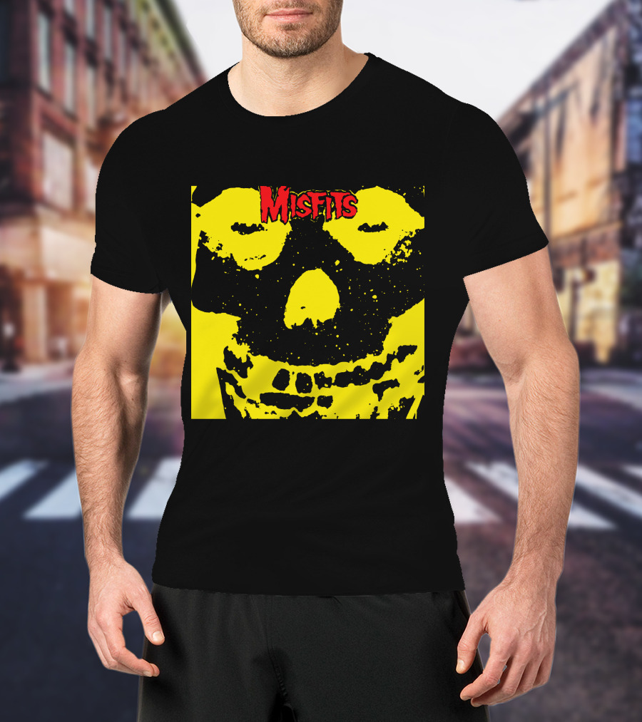 Misfits Yellow Skull T-Shirt