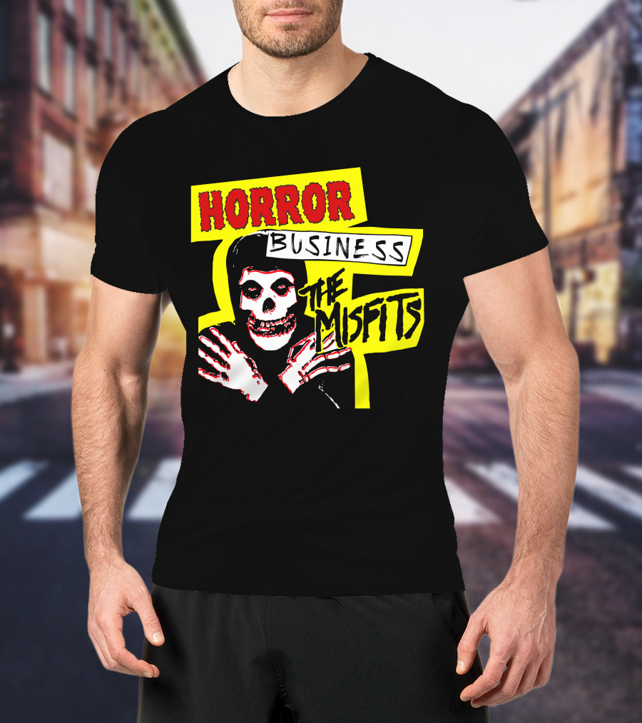 Horror Business The Misfits Skeleton Artwork T-Shirt