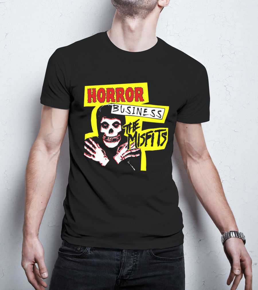 Horror Business The Misfits Skeleton Artwork T-Shirt
