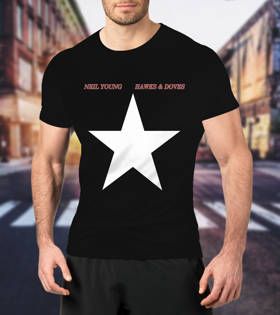 Neil Young Hawks & Doves Star T-Shirt