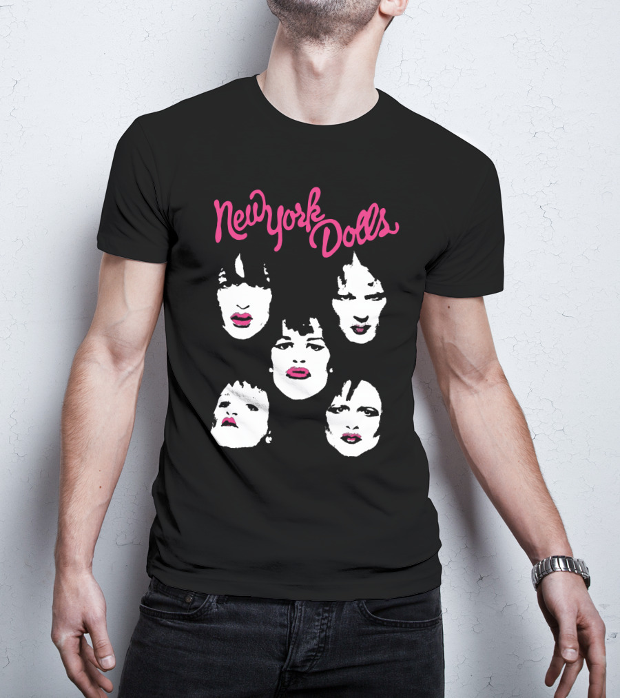 New York Dolls Band Faces T-Shirt