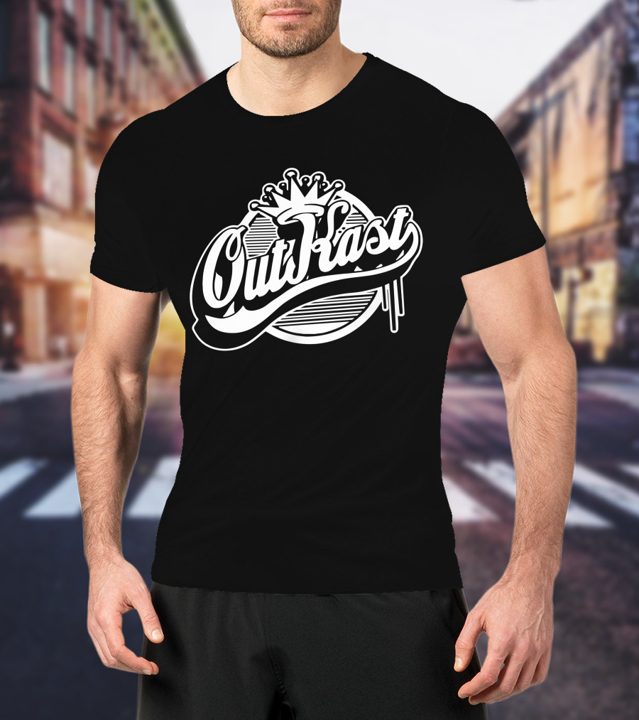 Outkast Retro Style Crowned T-Shirt