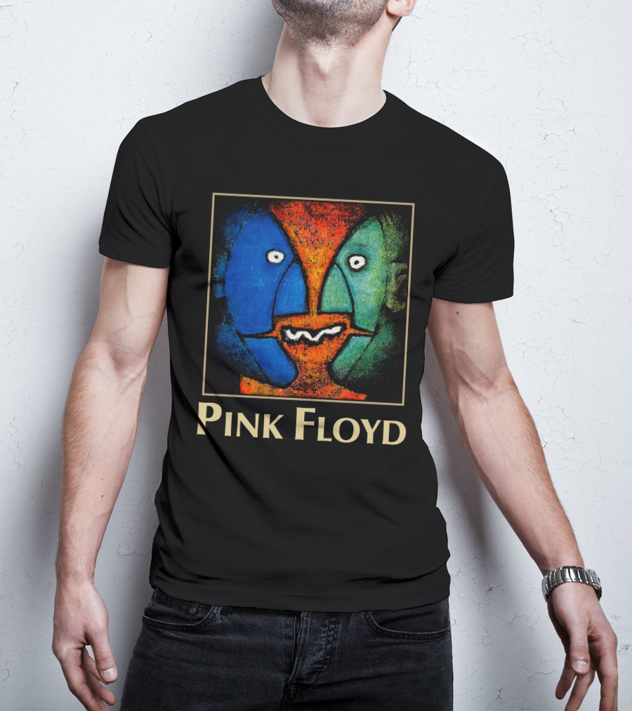 Pink Floyd Abstract Faces Artwork T-Shirt