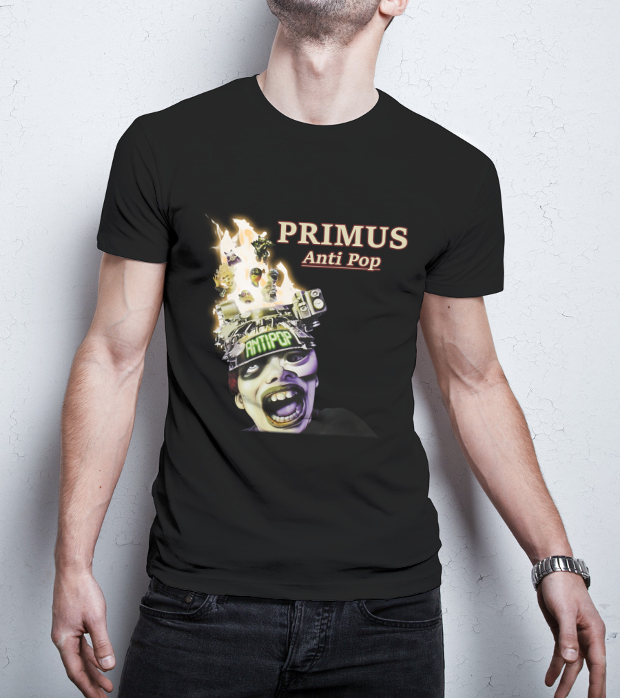 Primus Anti Pop Burning Head T-Shirt