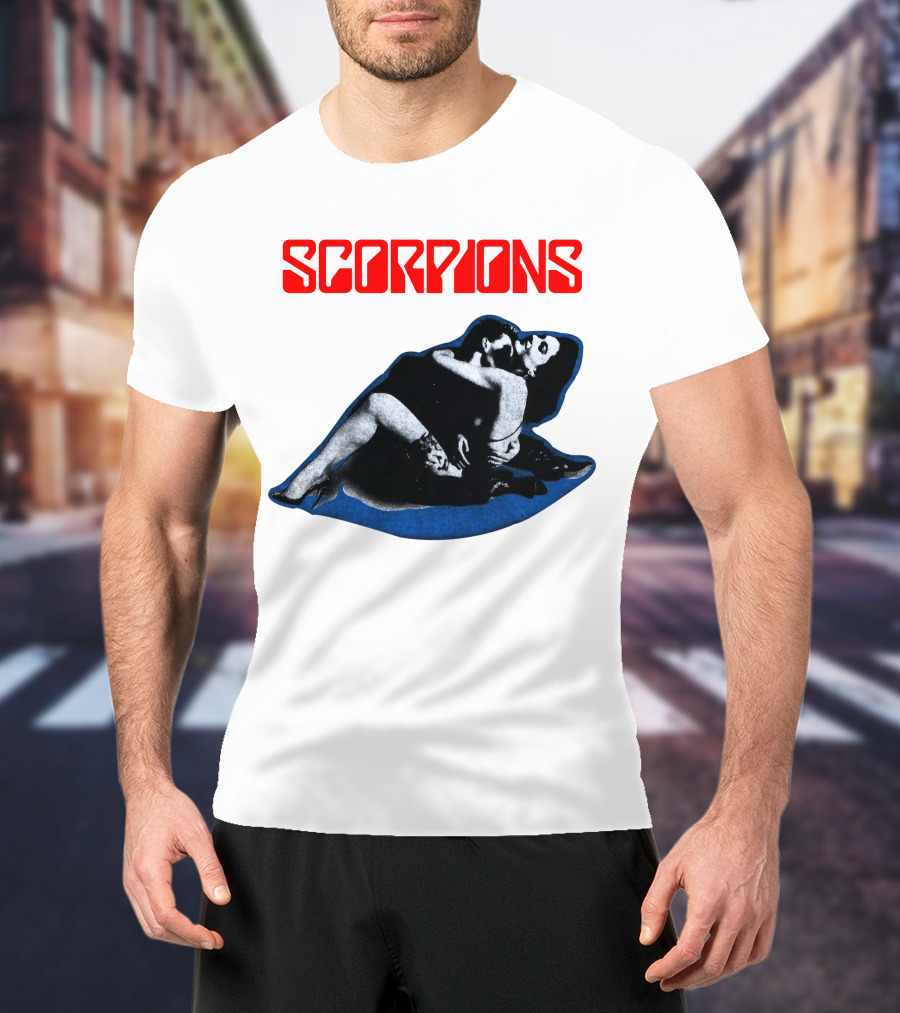 Scorpions Blackout Album Cover Art Retro T-Shirt