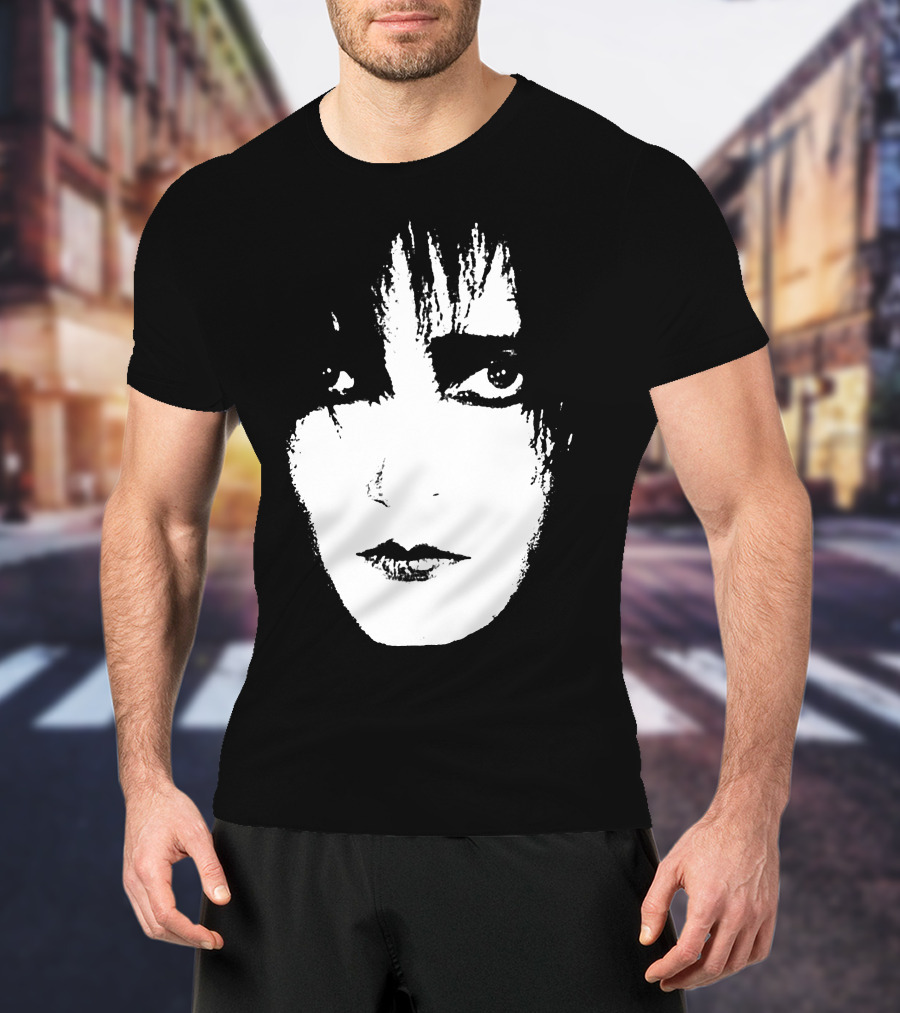 Satb 7 Siouxsie Sioux Monochrome Face T-Shirt