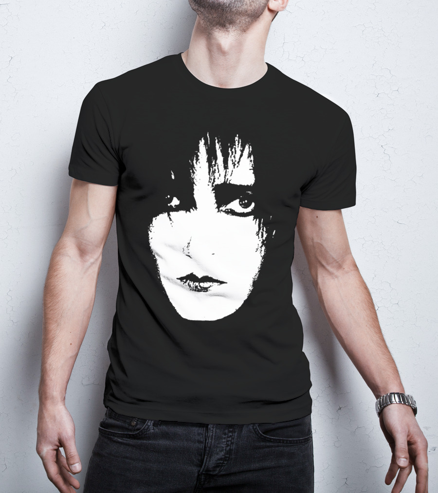 Satb 7 Siouxsie Sioux Monochrome Face T-Shirt