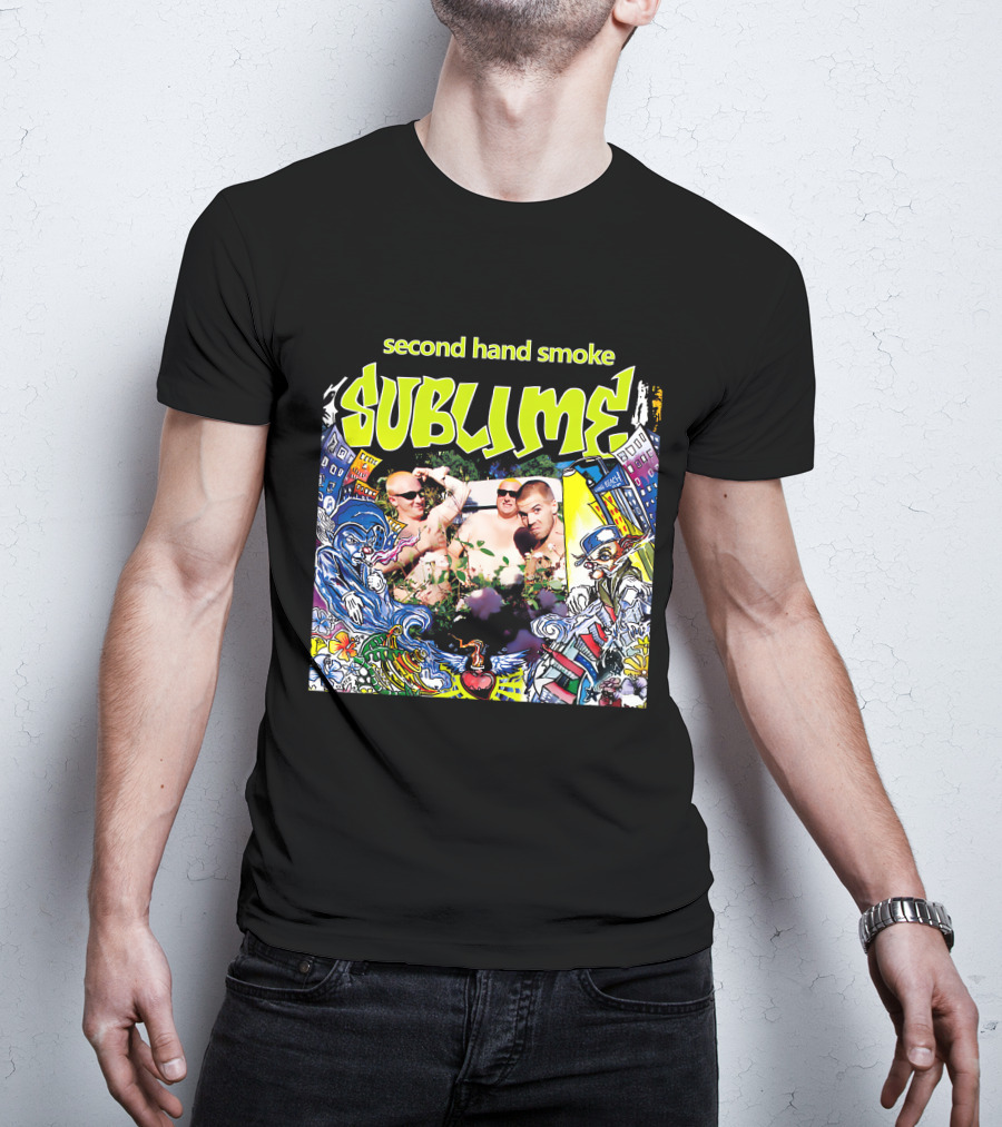 Second Hand Smoke Sublime Band Art T-Shirt