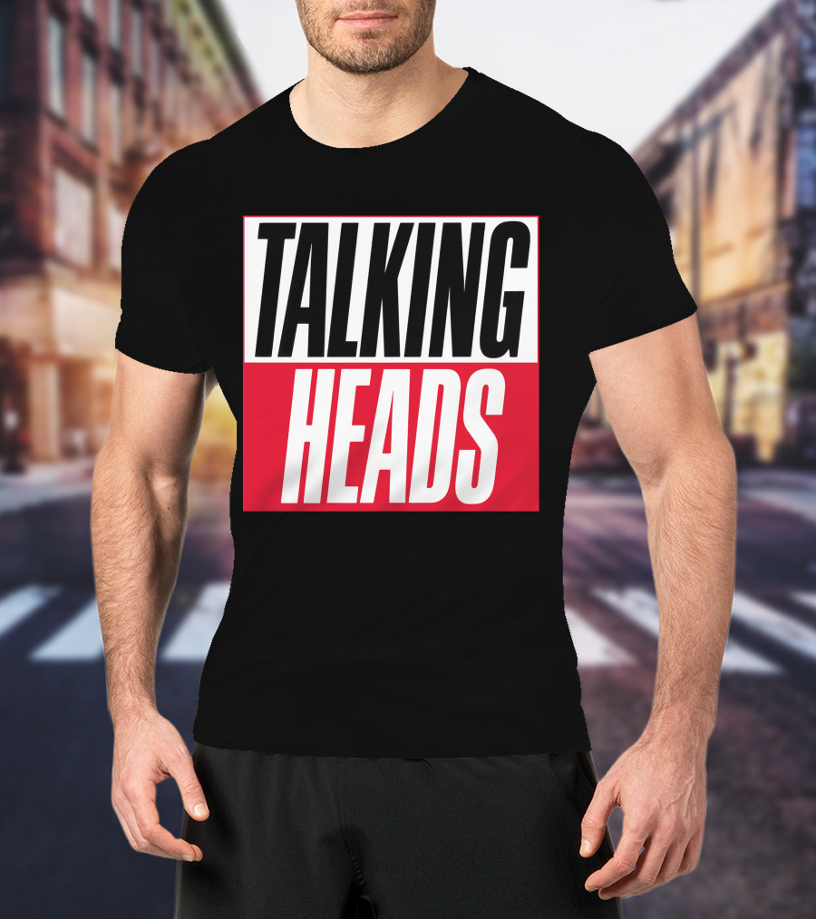 Talking Heads Red Black White Bold T-Shirt
