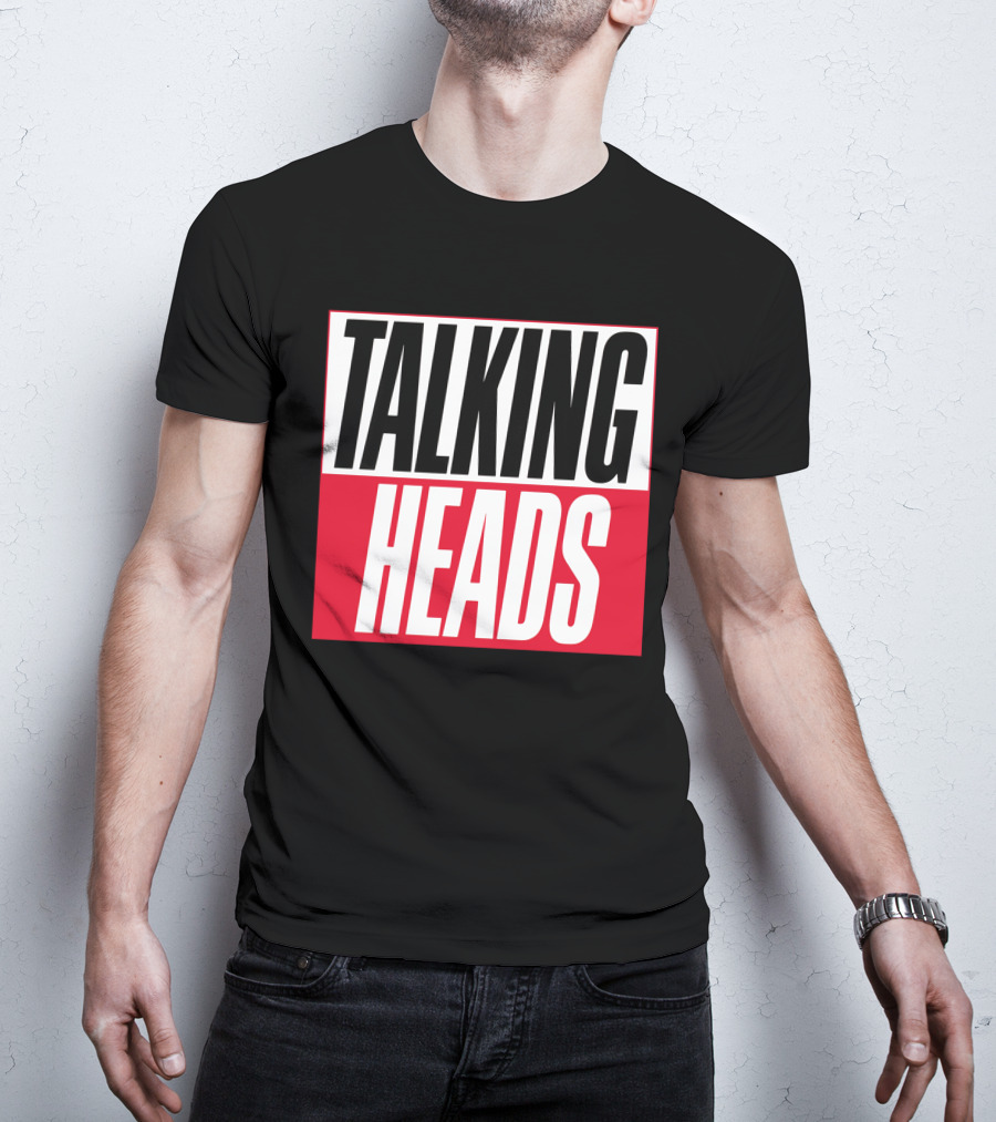 Talking Heads Red Black White Bold T-Shirt