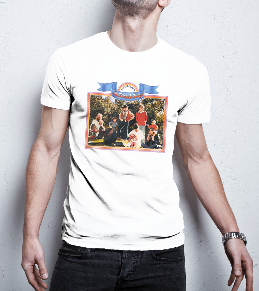 Sunflower The Beach Boys Vintage Album Cover T-Shirt