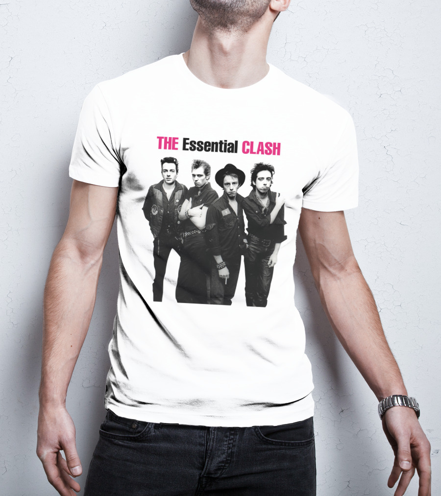 The Essential Clash 20 Shirt Frontman Images Posing T-Shirt
