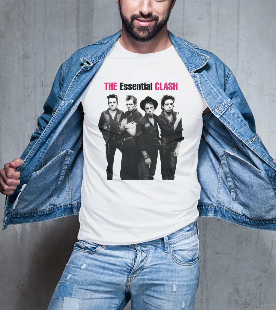The Essential Clash 20 Shirt Frontman Images Posing T-Shirt