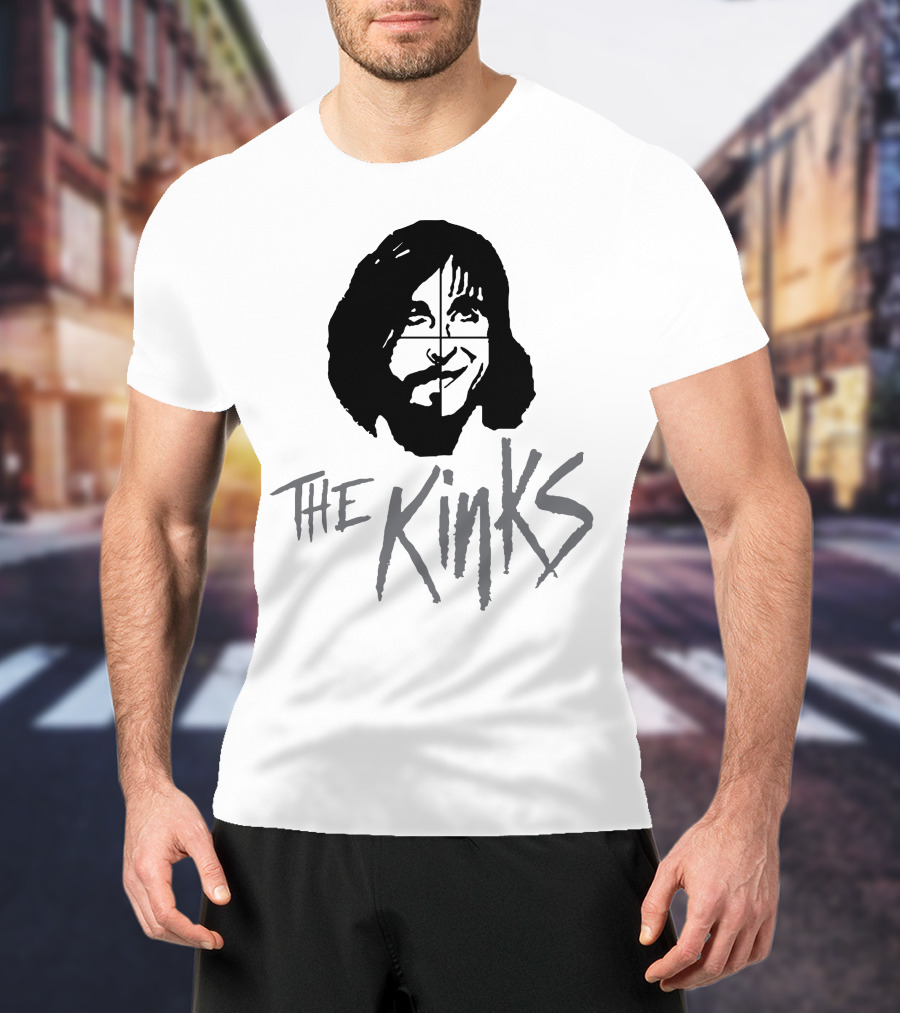 The Kinks Band Logo Face T-Shirt