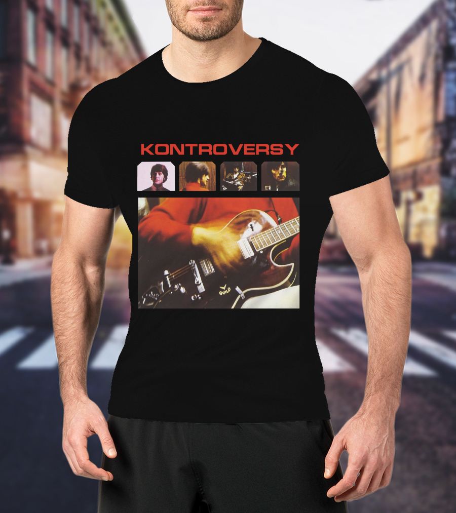 Kontroversy Guitar And Band T-Shirt