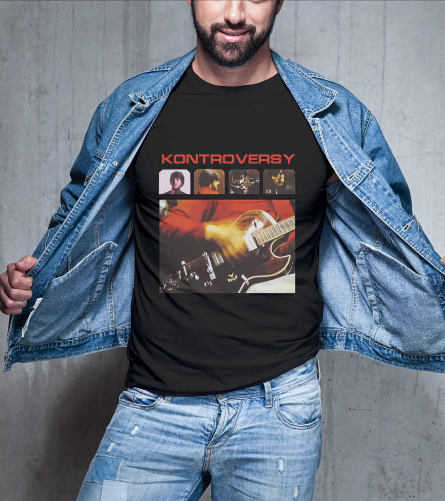 Kontroversy Guitar And Band T-Shirt
