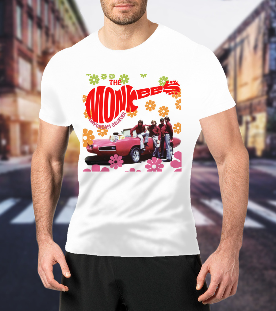 The Monkees Daydream Believer Floral Car T-Shirt